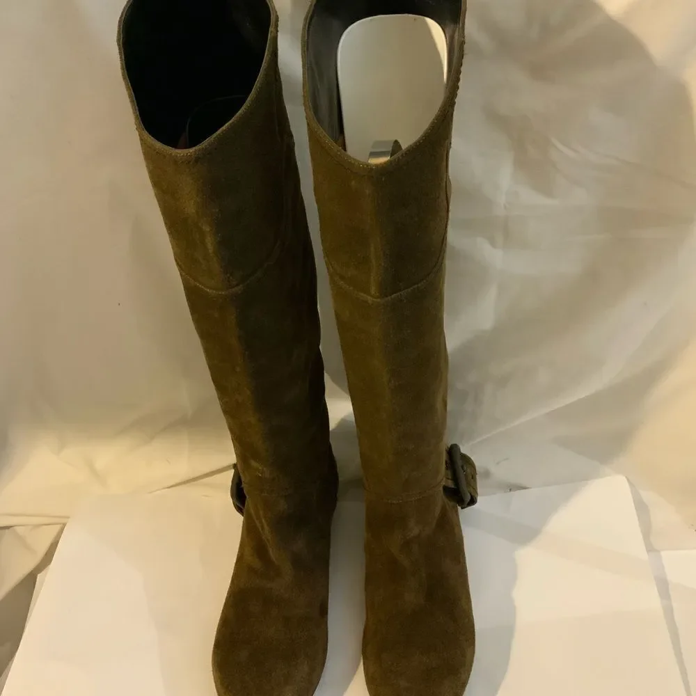 LOLA CRUZ Espana Brown  Suede Tall Boots, EU 37